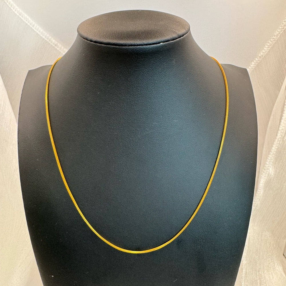 Mini Franco Chain Gold Adjustable