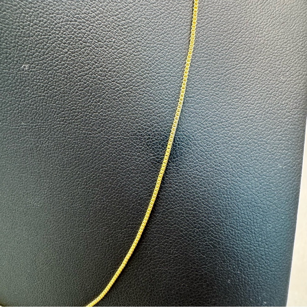 Mini Box Chain Gold Adjustable (S999)