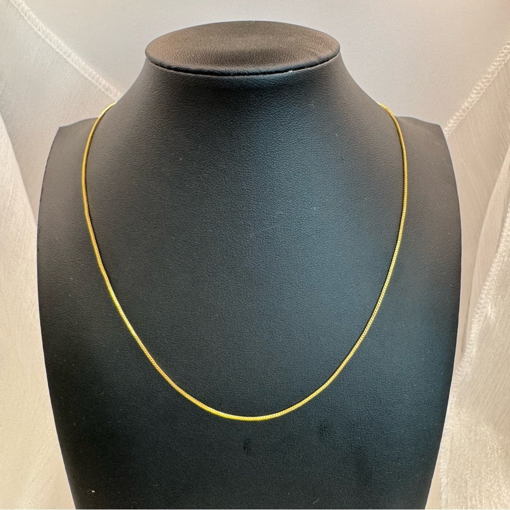 Mini Box Chain Gold Adjustable (S999)