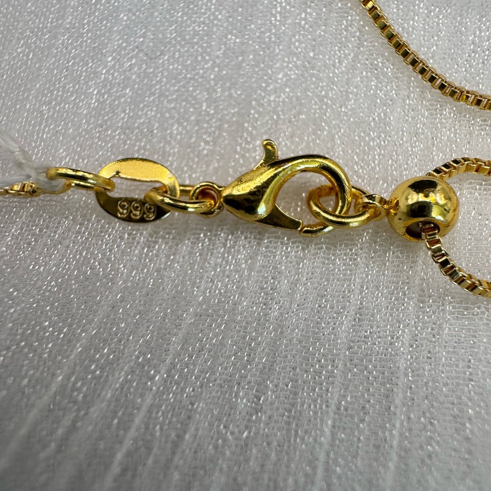 Mini Box Chain Gold Adjustable (S999)