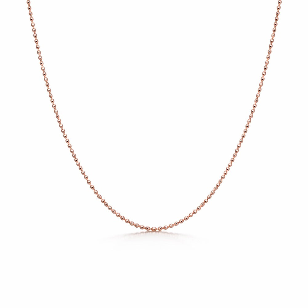 Ball Chain Rose Gold Adjustable