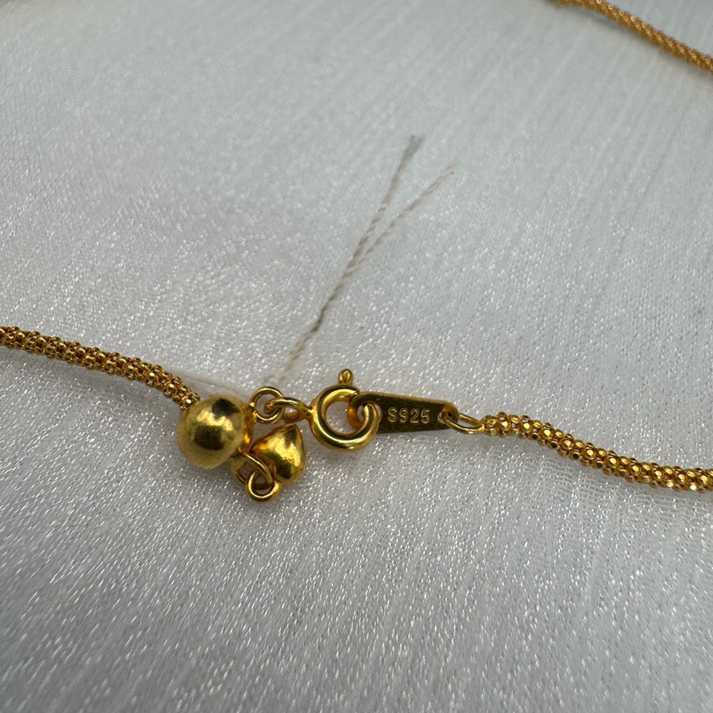 Popcorn Chain Gold Adjustable
