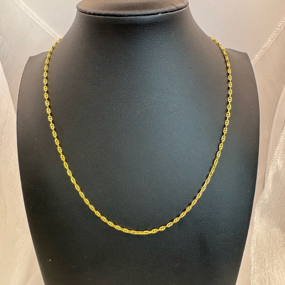 Anchor Chain Gold Adjustable