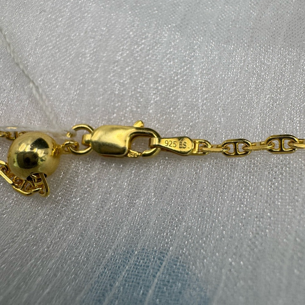 Anchor Chain Gold Adjustable