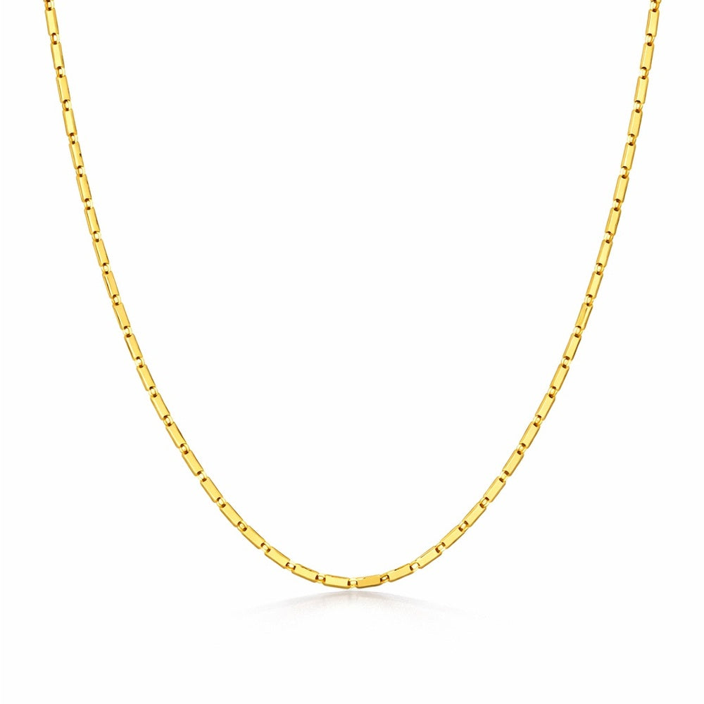 Mirror Link Chain Gold Adjustable