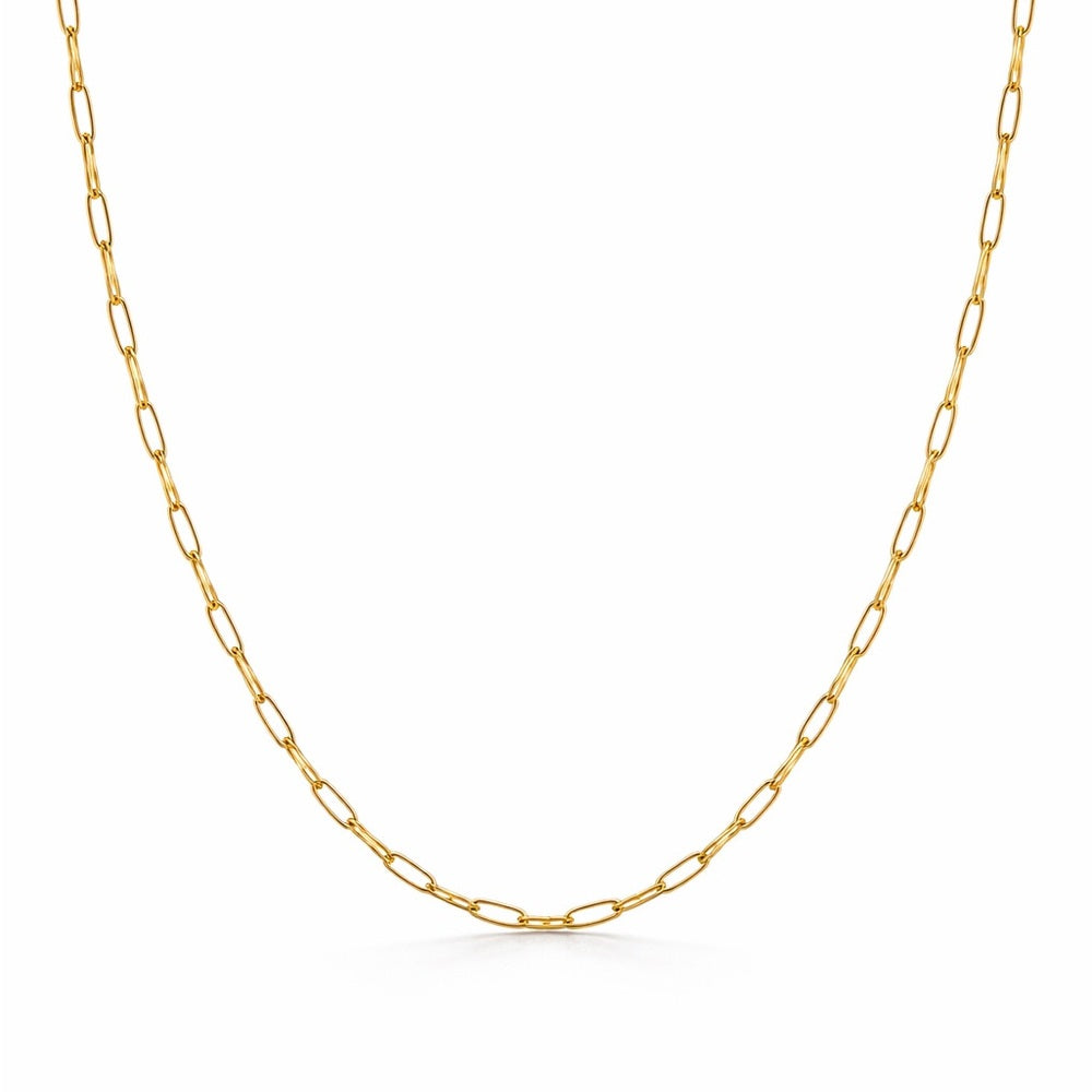 Mini Paperclip Chain Gold Adjustable
