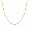 Mini Paperclip Chain Gold Adjustable