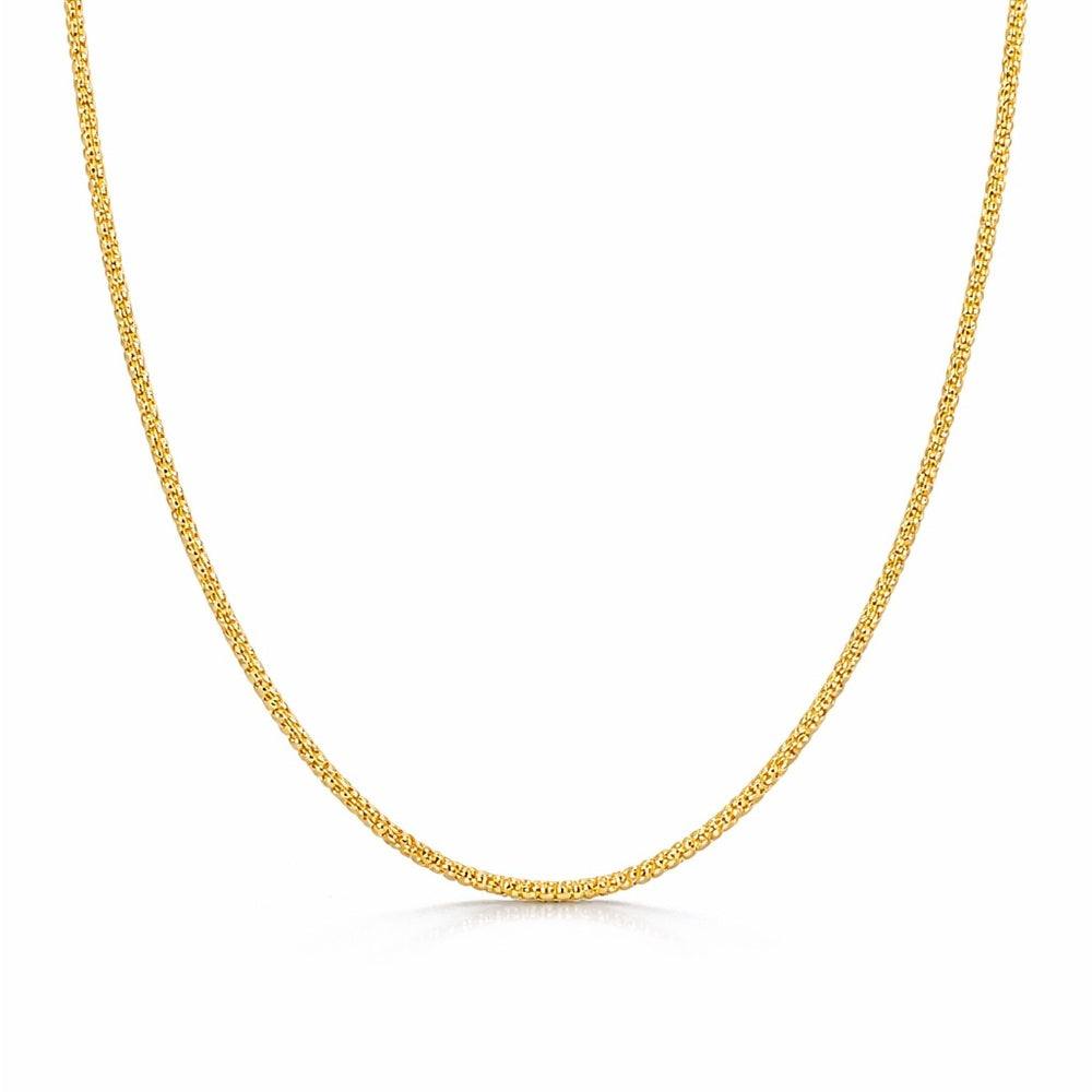 Popcorn Chain Gold Adjustable