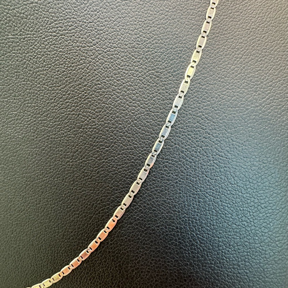 Mirror Link Chain Silver Adjustable