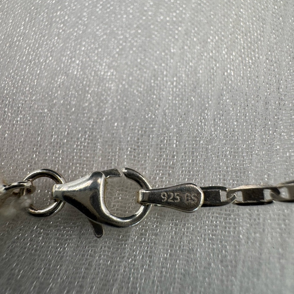 Mirror Link Chain Silver Adjustable