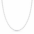 Mirror Link Chain Silver Adjustable