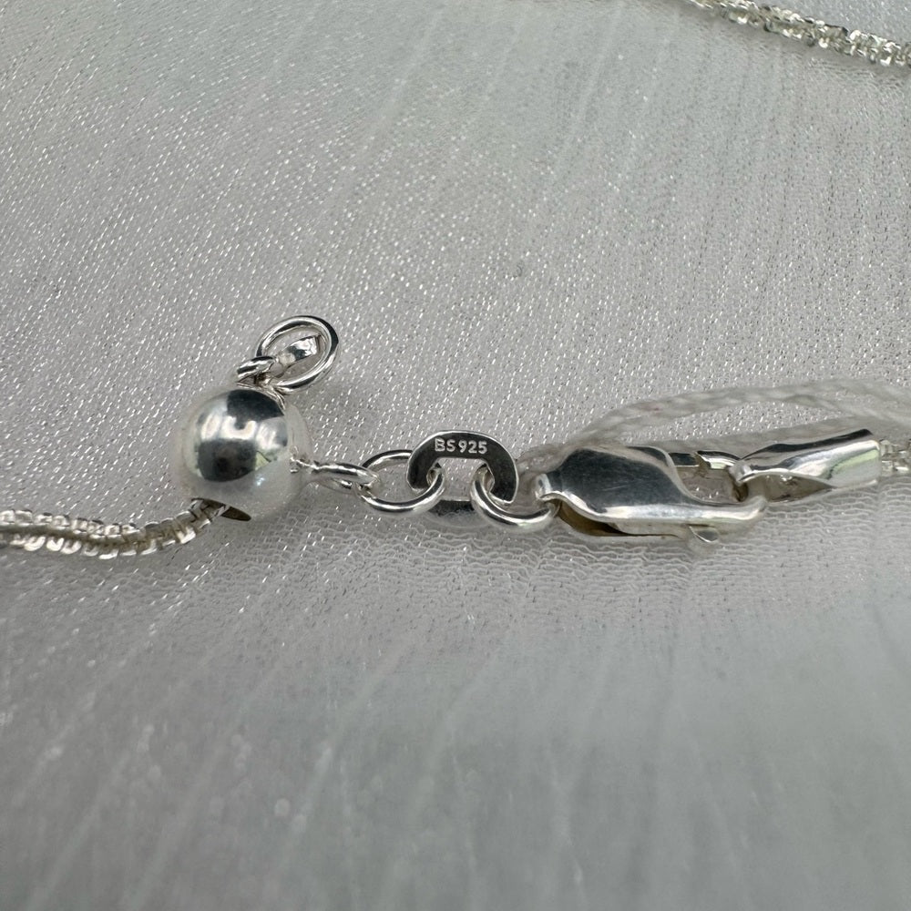 Twist Chain Silver Adjustable