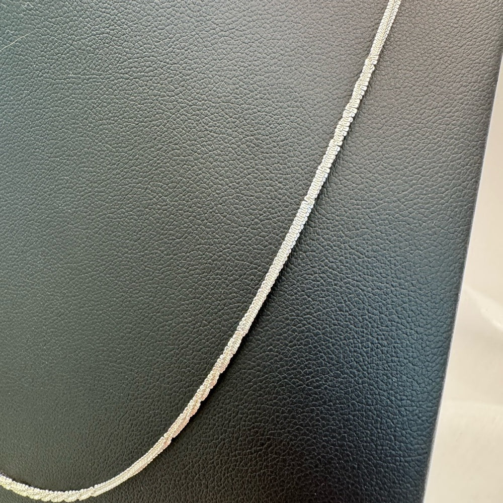 Twist Chain Silver Adjustable