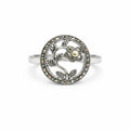 Marcasite Flower Ring
