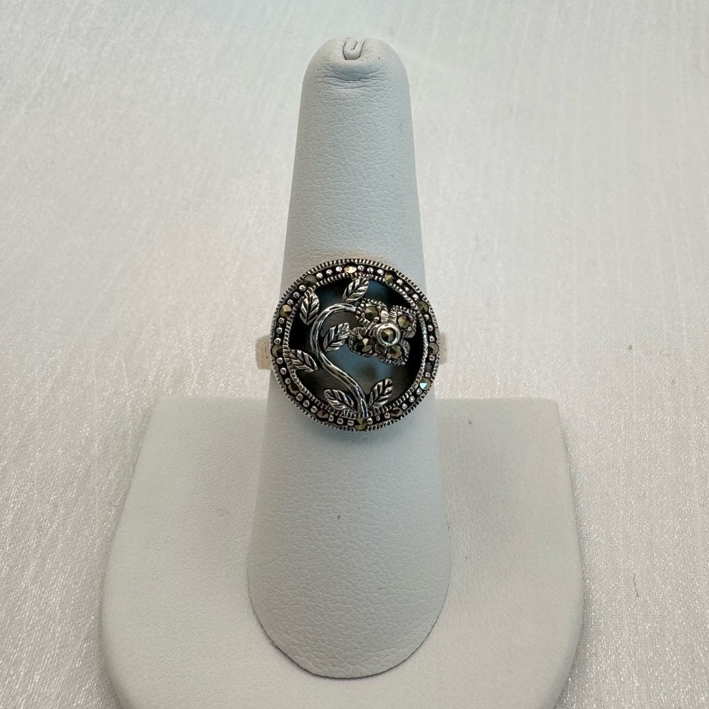 Marcasite Flower Ring