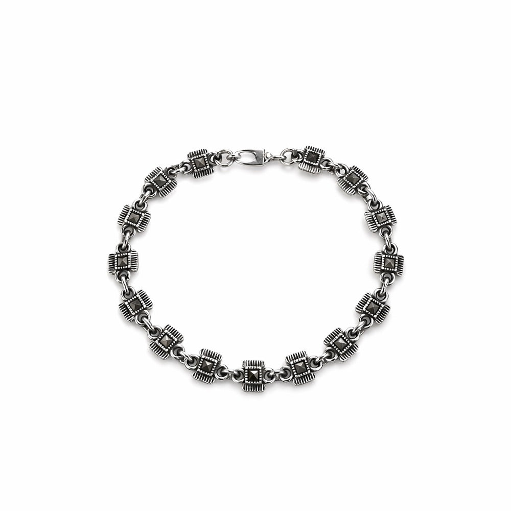 Heritage Marcasite Square Link Bracelet