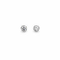 1 CT Total Moissanite Snowflake Stud Earrings