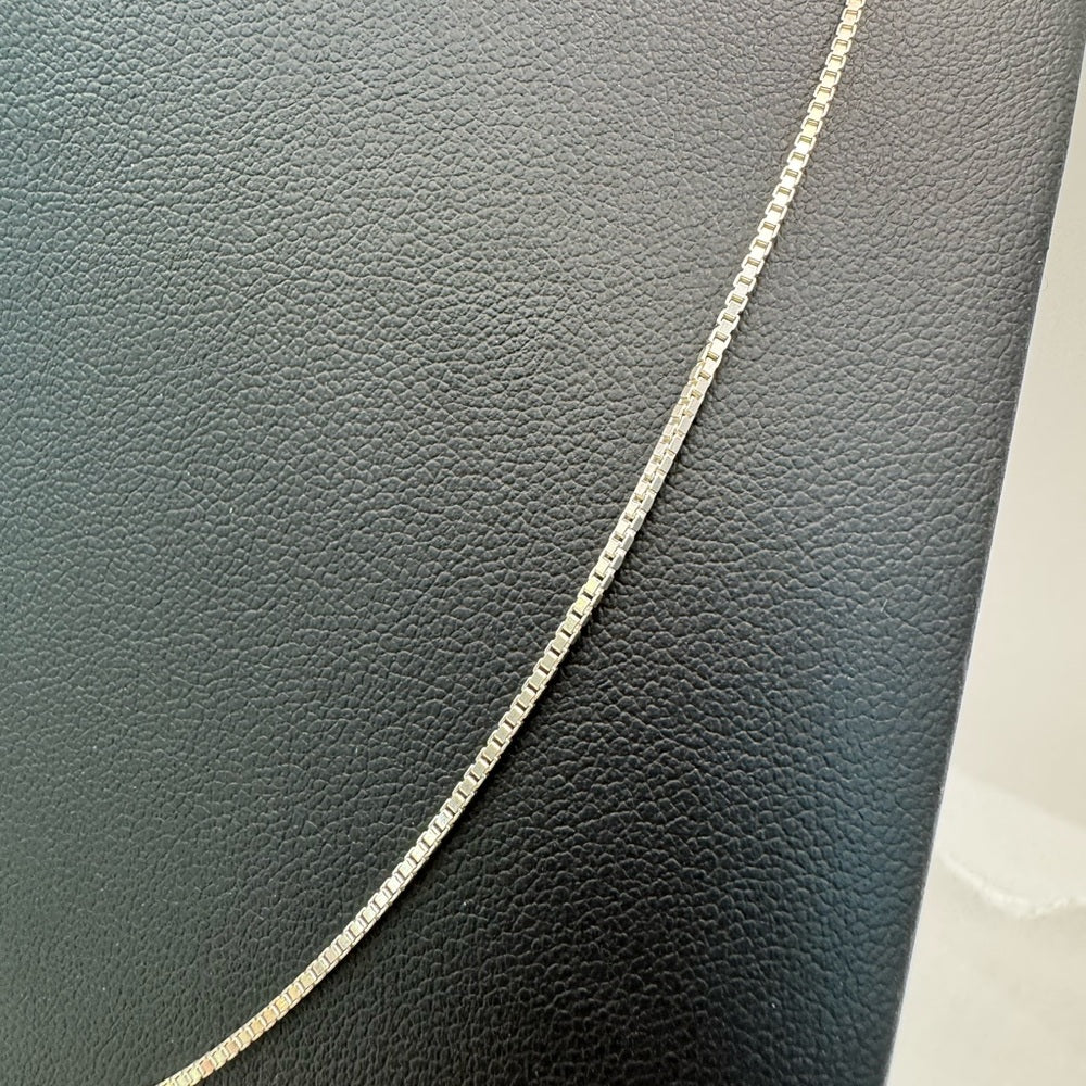Box Chain Silver Adjustable