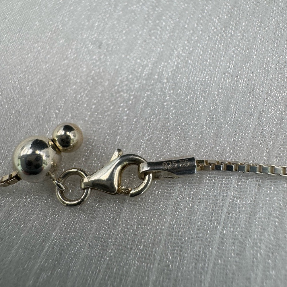 Box Chain Silver Adjustable