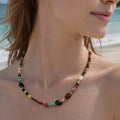 Sandstone, Carnelian and Mixed Gemstone Necklace Style #10