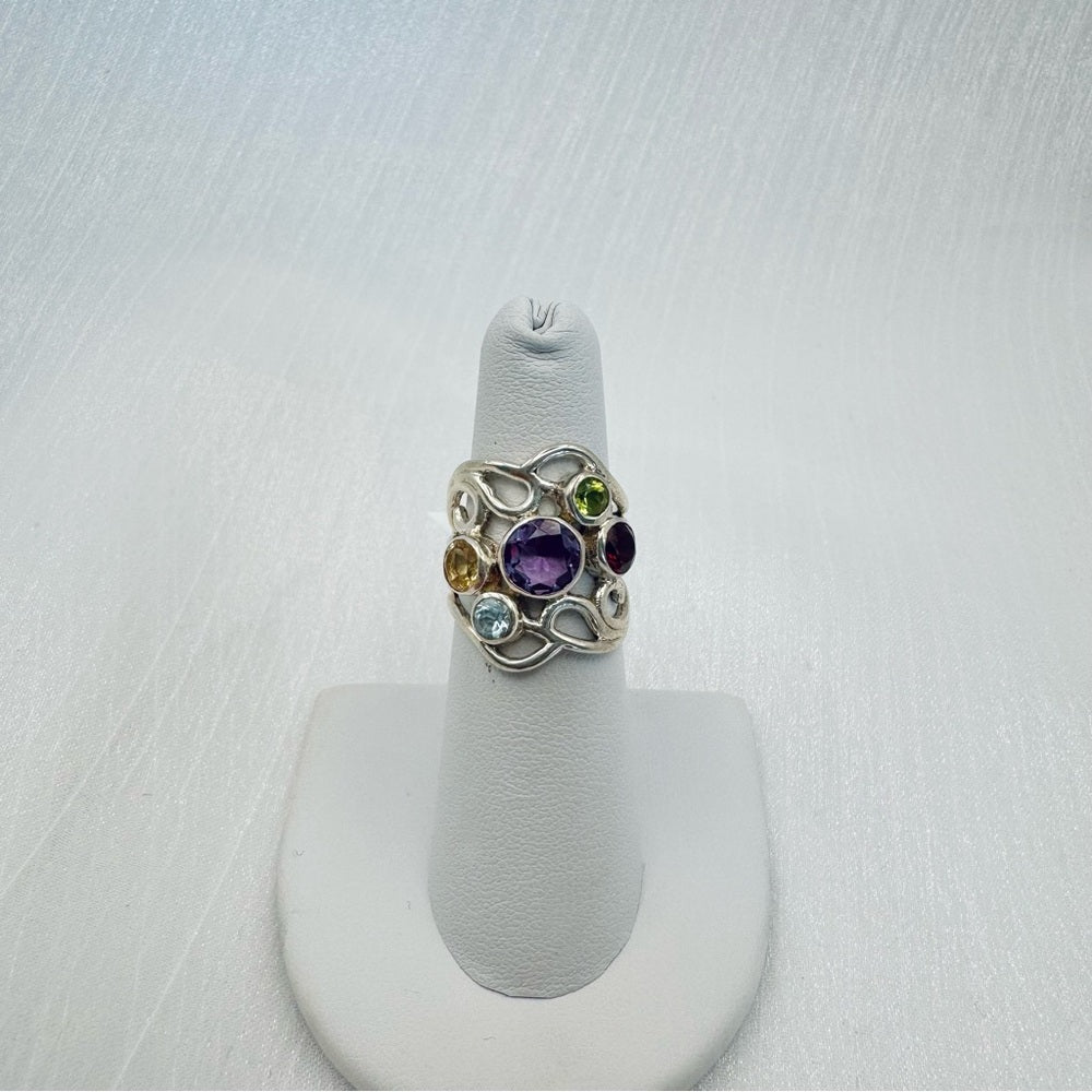 Mixed Gemstone Ring