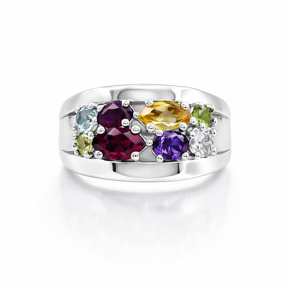 Mixed Gemstone Ring
