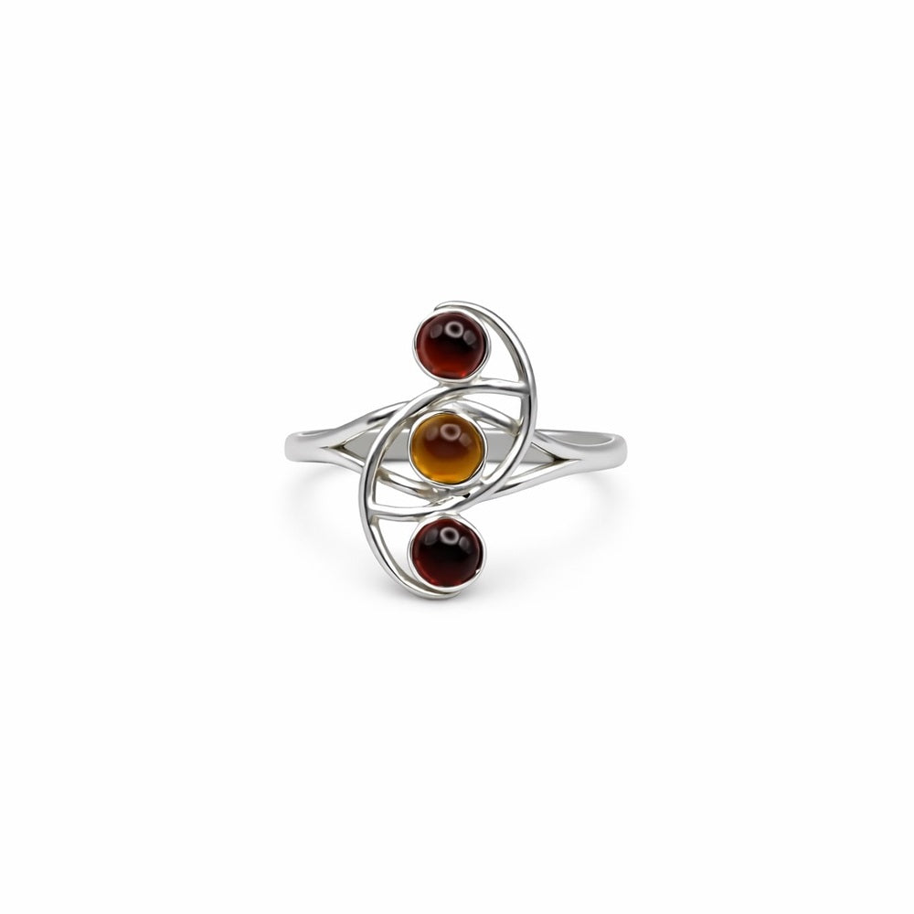 Citrine & Garnet Ring