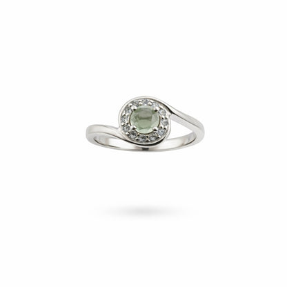 Prehnite Ring (S925)