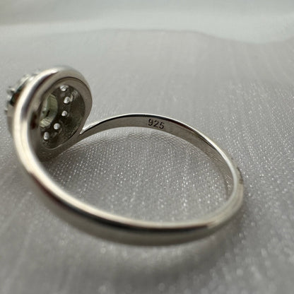 Prehnite Ring (S925)