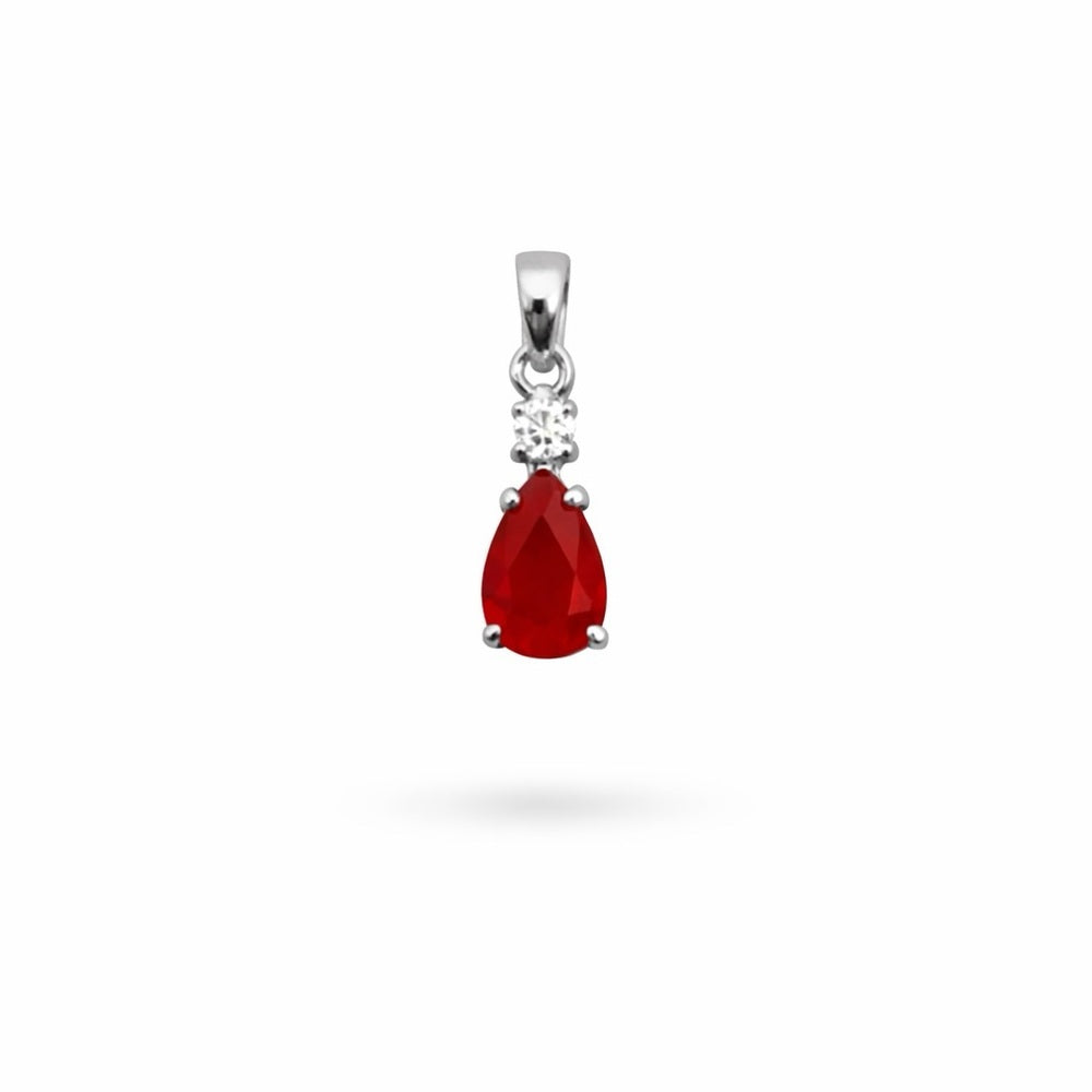 Mexican Fire Opal Pendant
