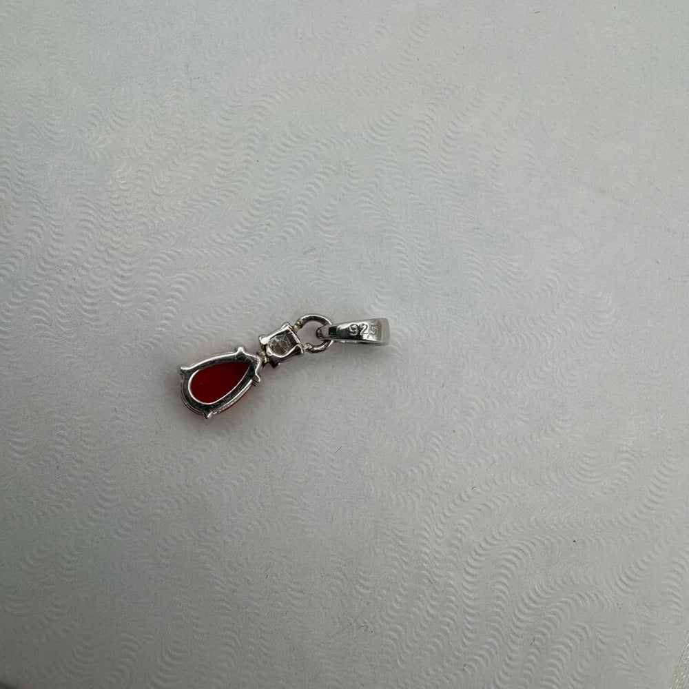 Mexican Fire Opal Pendant