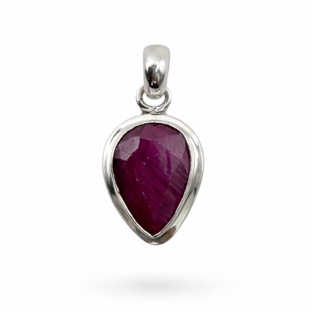 Teardrop Ruby Pendant