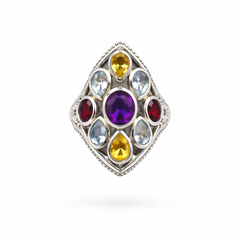 Mixed Gemstone Ring
