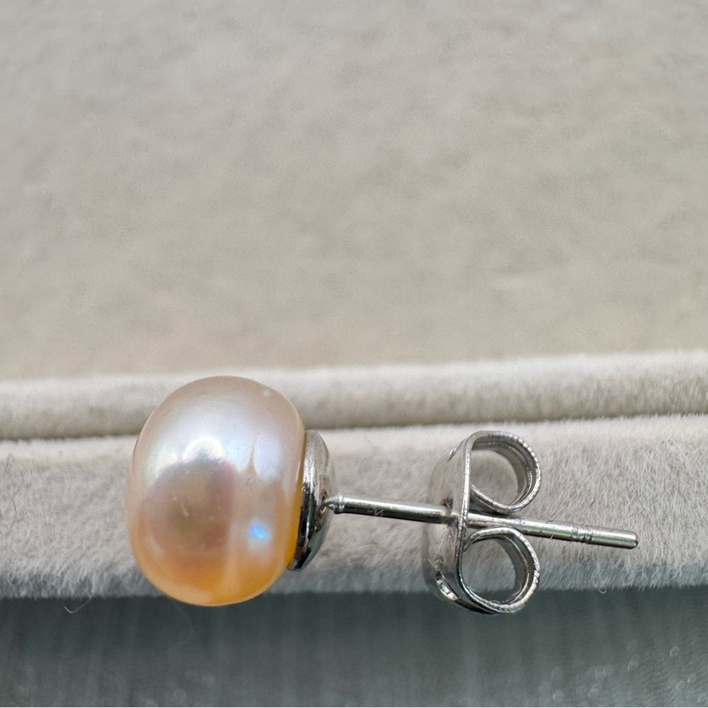 C#2 Pearl Stud Earrings