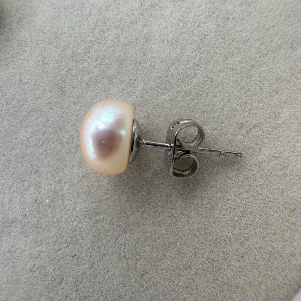 C#1 Pearl Stud Earrings