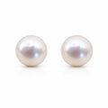 W#2 Pearl Stud Earrings