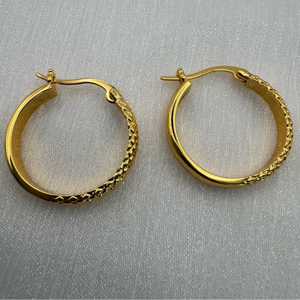 Rachelle Stainless Steel Hoop