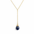 Sapphire Lariat Necklace (L7028)