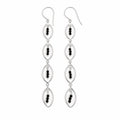 Black Onyx Hook Earrings (HK6727)