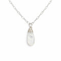 Moonstone Paperclip Necklace (N5020)