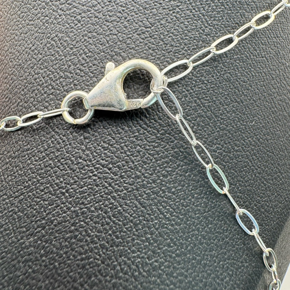 Moonstone Paperclip Necklace (N5020)