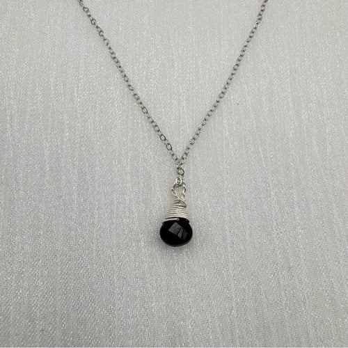 Black Onyx Necklace (N981)