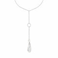 Moonstone Lariat Necklace (L5015)
