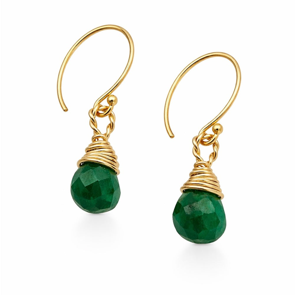 Emerald Earrings (HK945)