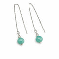 Amazonite Threader Earrings (TH1050)