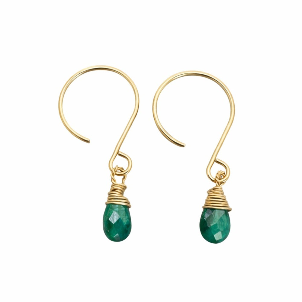 Emerald Dangle Earrings (HP10503)