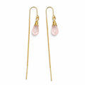 Rose Quartz Gold Threaders (TH3055)