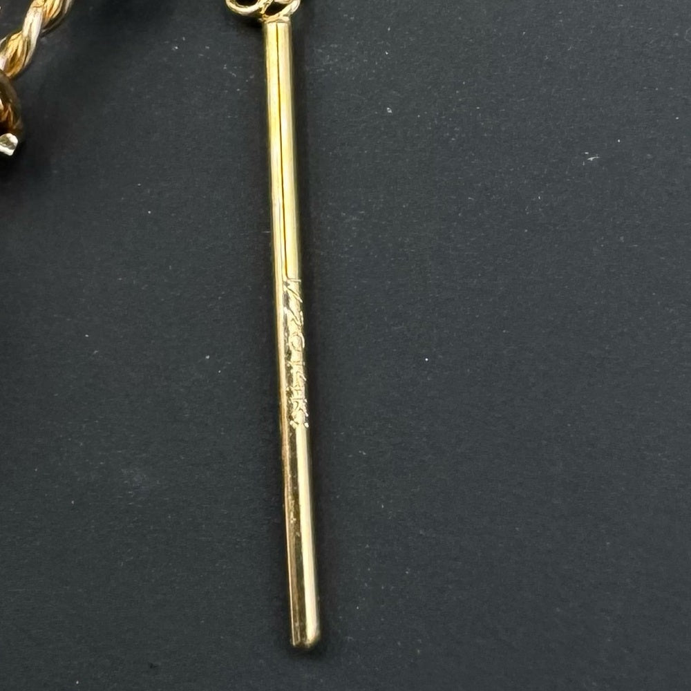 Rose Quartz Gold Threaders (TH3055)