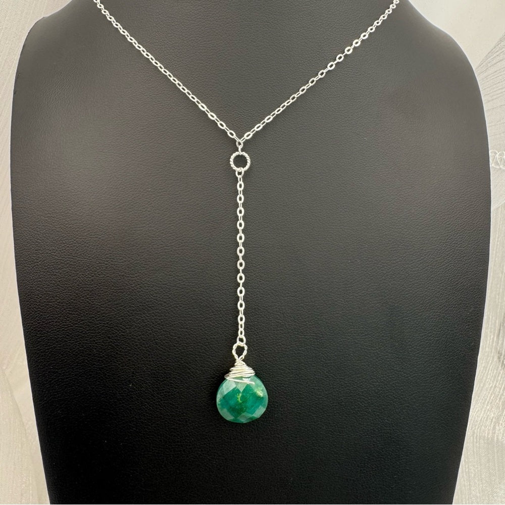 Emerald Circle Lariat (L5019)