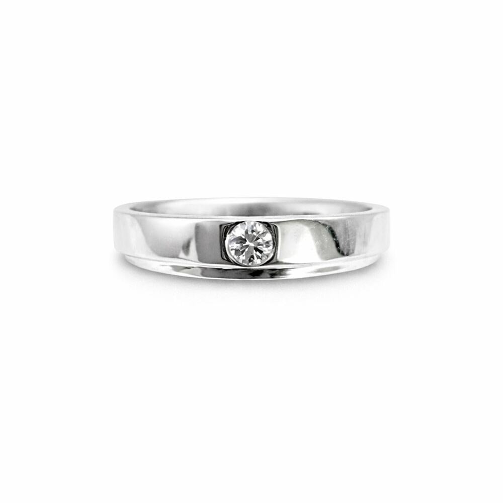 0.1 CT Moissanite Ring